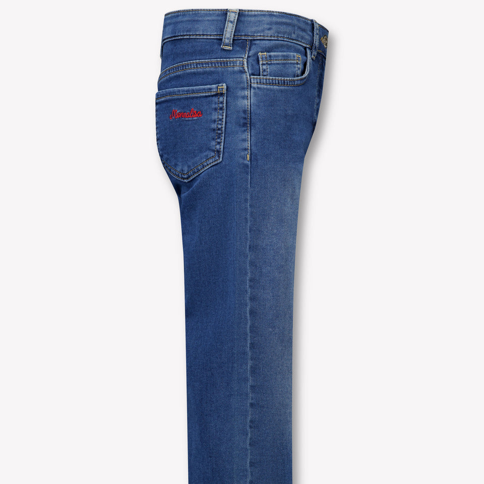 MonnaLisa Enfant Filles Jeans Bleu