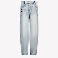 MonnaLisa Enfant Filles Jeans Bleu Clair