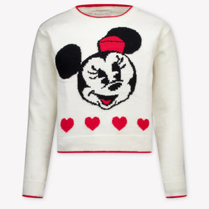 MonnaLisa Kinder Mädchen Pullover Grauweiß
