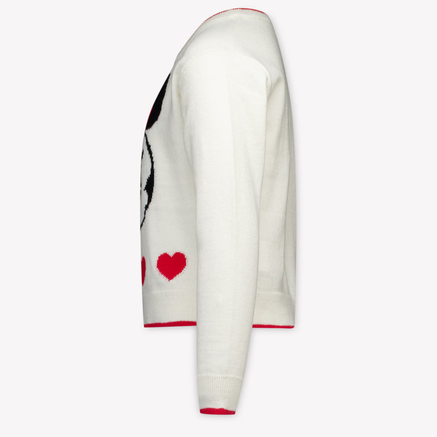 MonnaLisa Kinder Mädchen Pullover Grauweiß