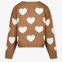 MonnaLisa Kinder Mädchen Pullover Braun