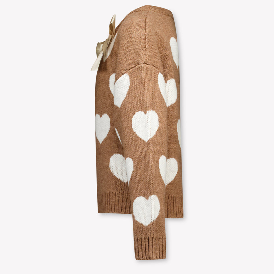 MonnaLisa Kinder Mädchen Pullover Braun