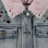 MonnaLisa Enfant Filles Vestes en jean en jean