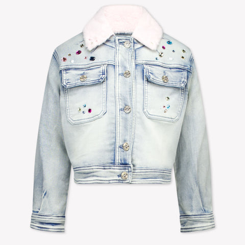 MonnaLisa Enfant Filles Vestes en jean en jean