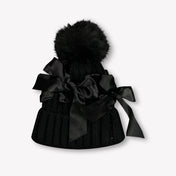 Monnalisa Kids Girls Hat Black