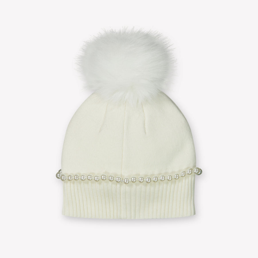 MonnaLisa Ragazzo Ragazze Cappello in Off White