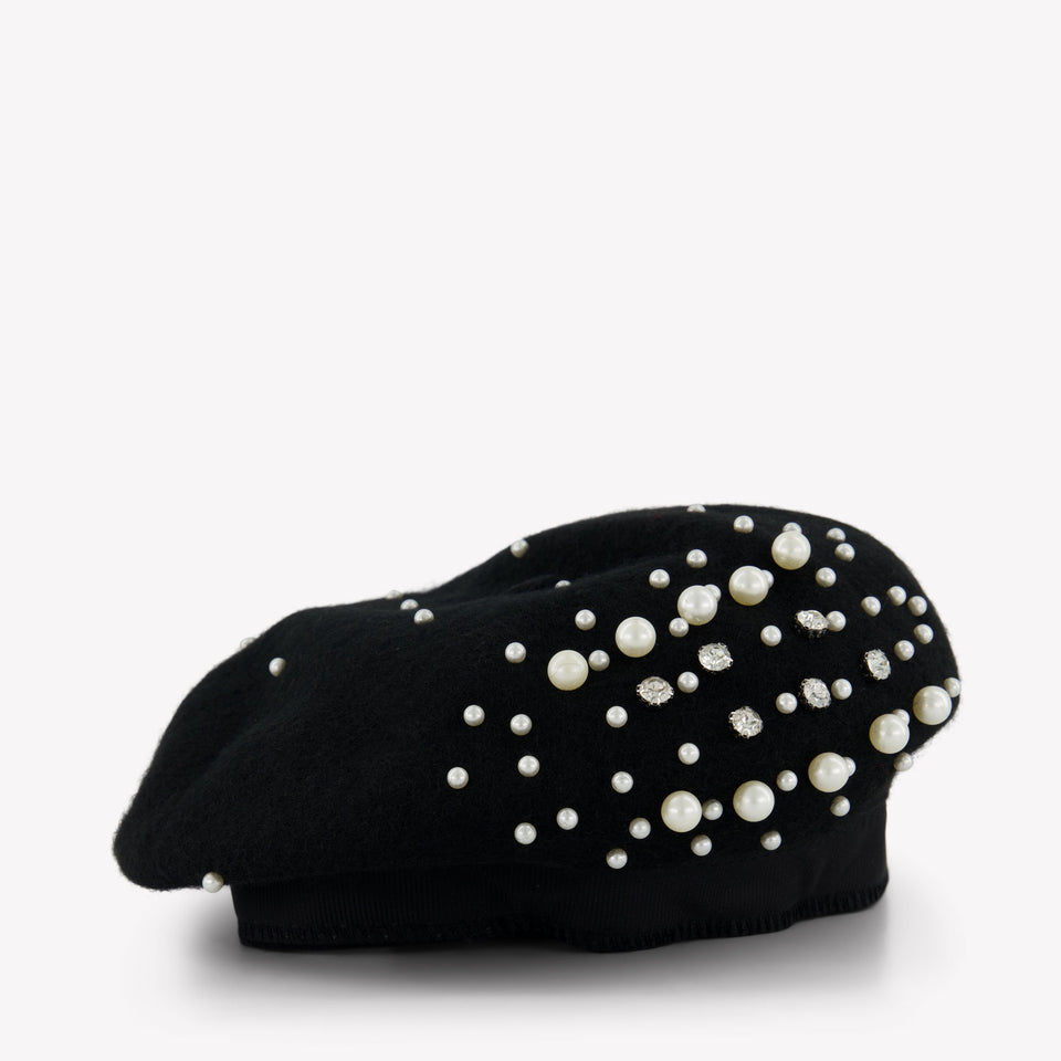 Monnalisa Kids Girls Hat  Black