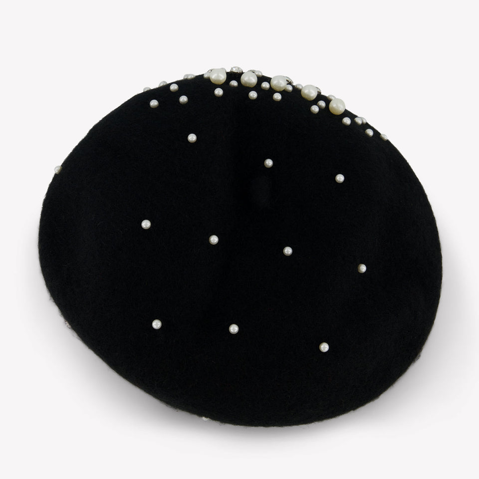 Monnalisa Kids Girls Hat  Black