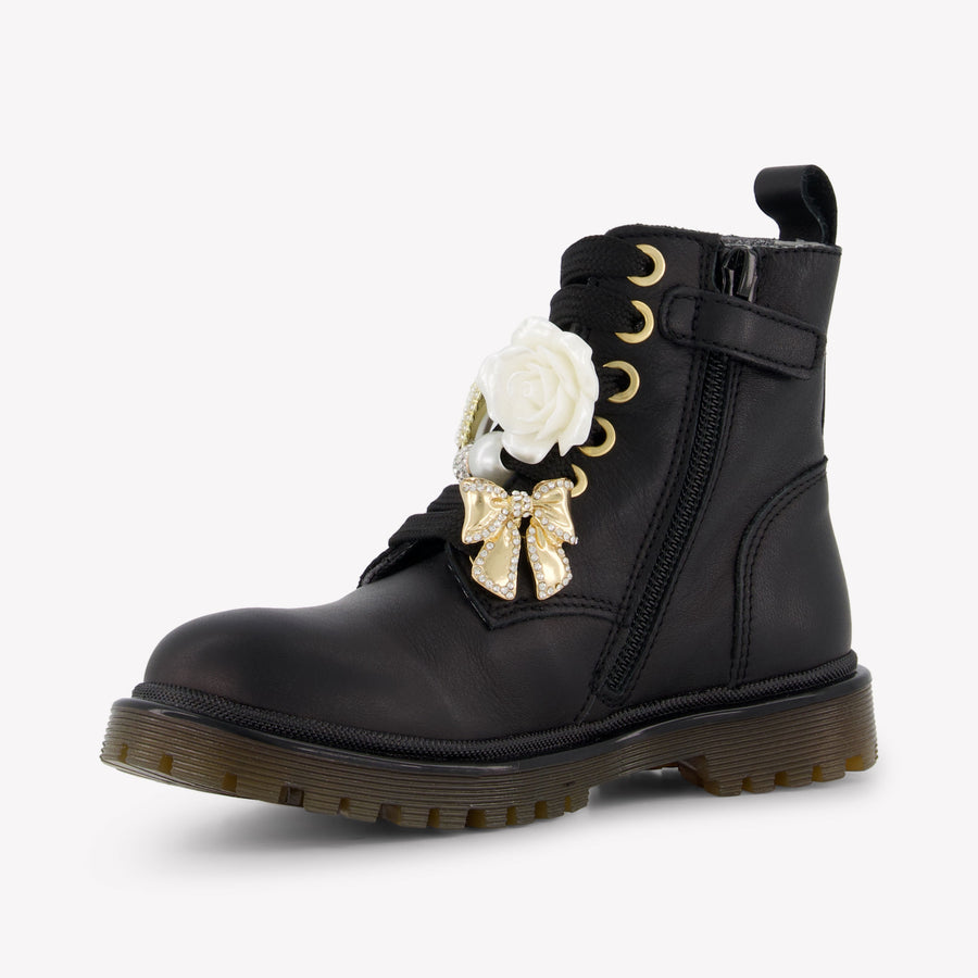 MonnaLisa Chicas Botas en Negro