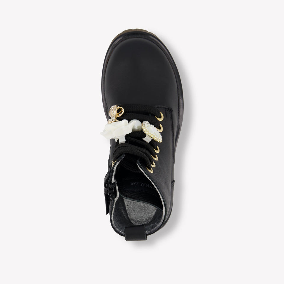 MonnaLisa Filles Botter Noir