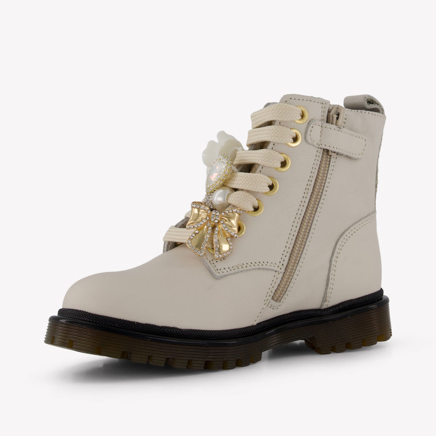 MonnaLisa Chicas Botas en Beige claro