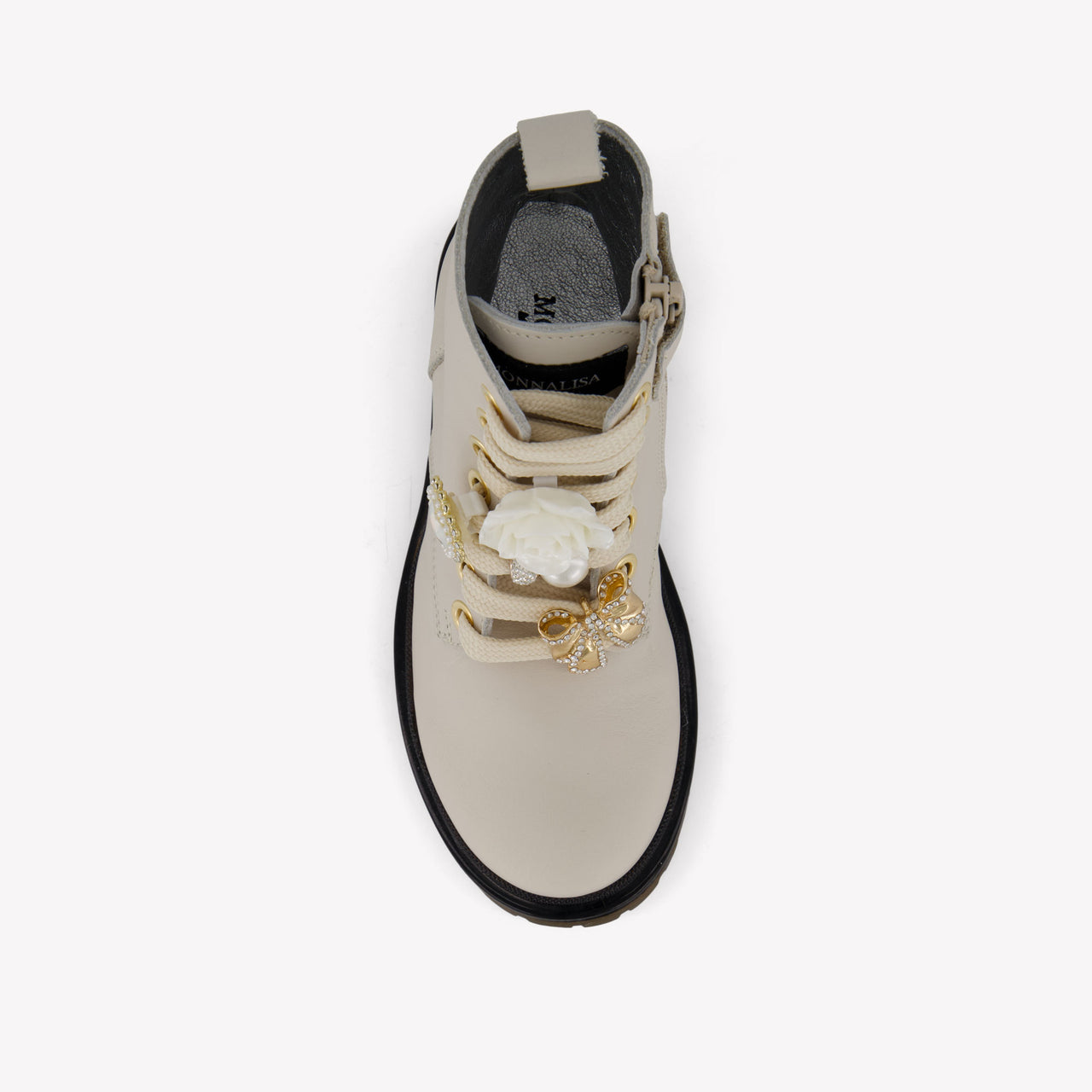 MonnaLisa Chicas Botas en Beige claro