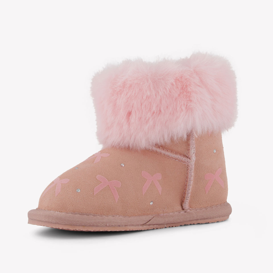 MonnaLisa Filles Bottes de neige dans Rose Léger