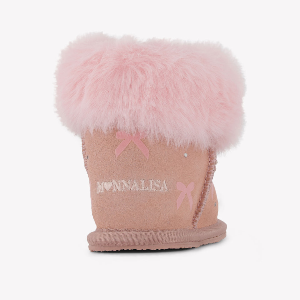 MonnaLisa Filles Bottes de neige dans Rose Léger