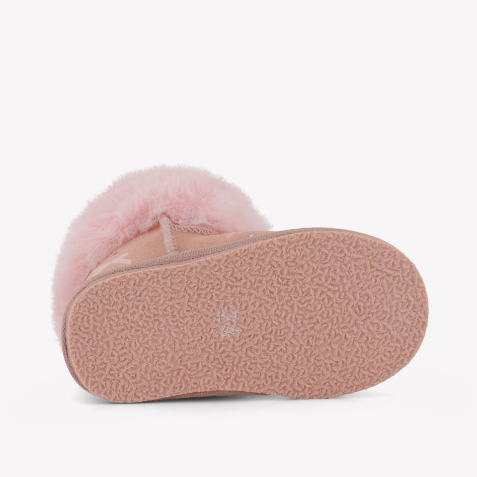 MonnaLisa Filles Bottes de neige dans Rose Léger