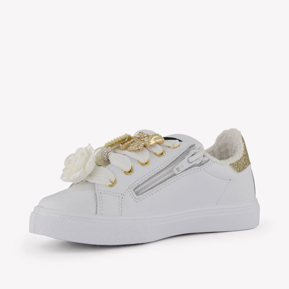 MonnaLisa Mädchen Sneakers Weiß