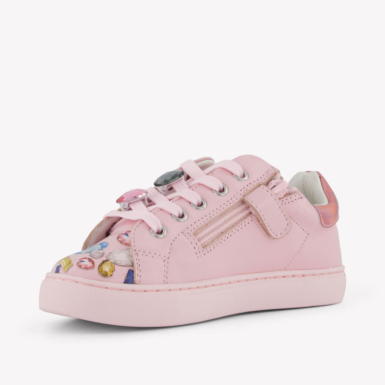 MonnaLisa Filles Baskets Rose Léger