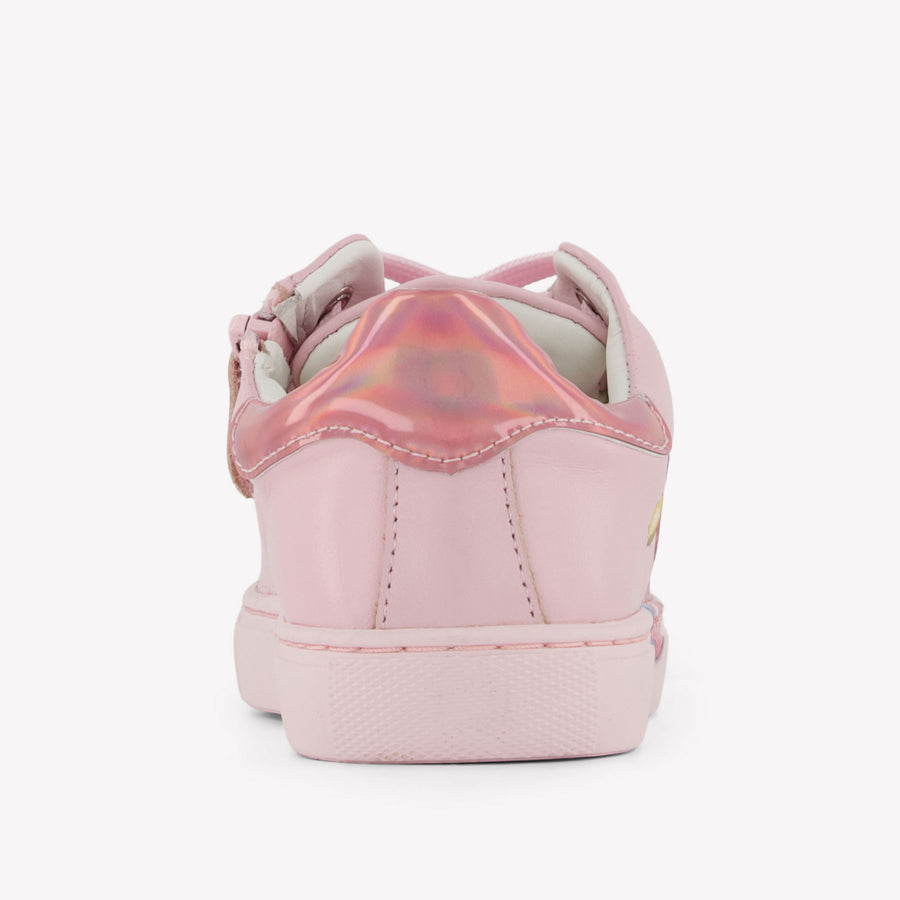 MonnaLisa Filles Baskets Rose Léger
