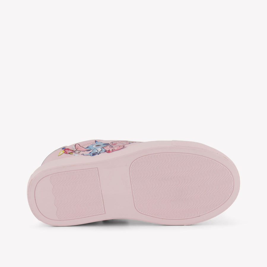 MonnaLisa Filles Baskets Rose Léger
