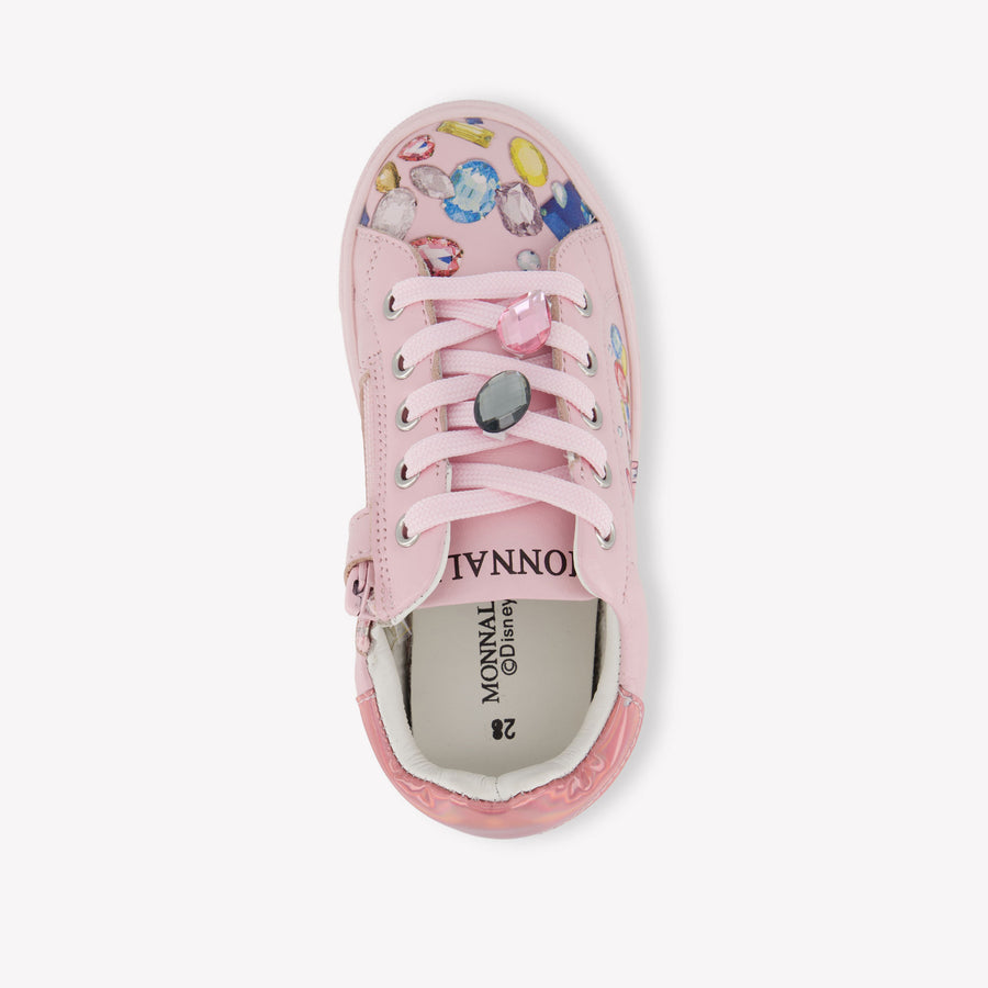 MonnaLisa Filles Baskets Rose Léger