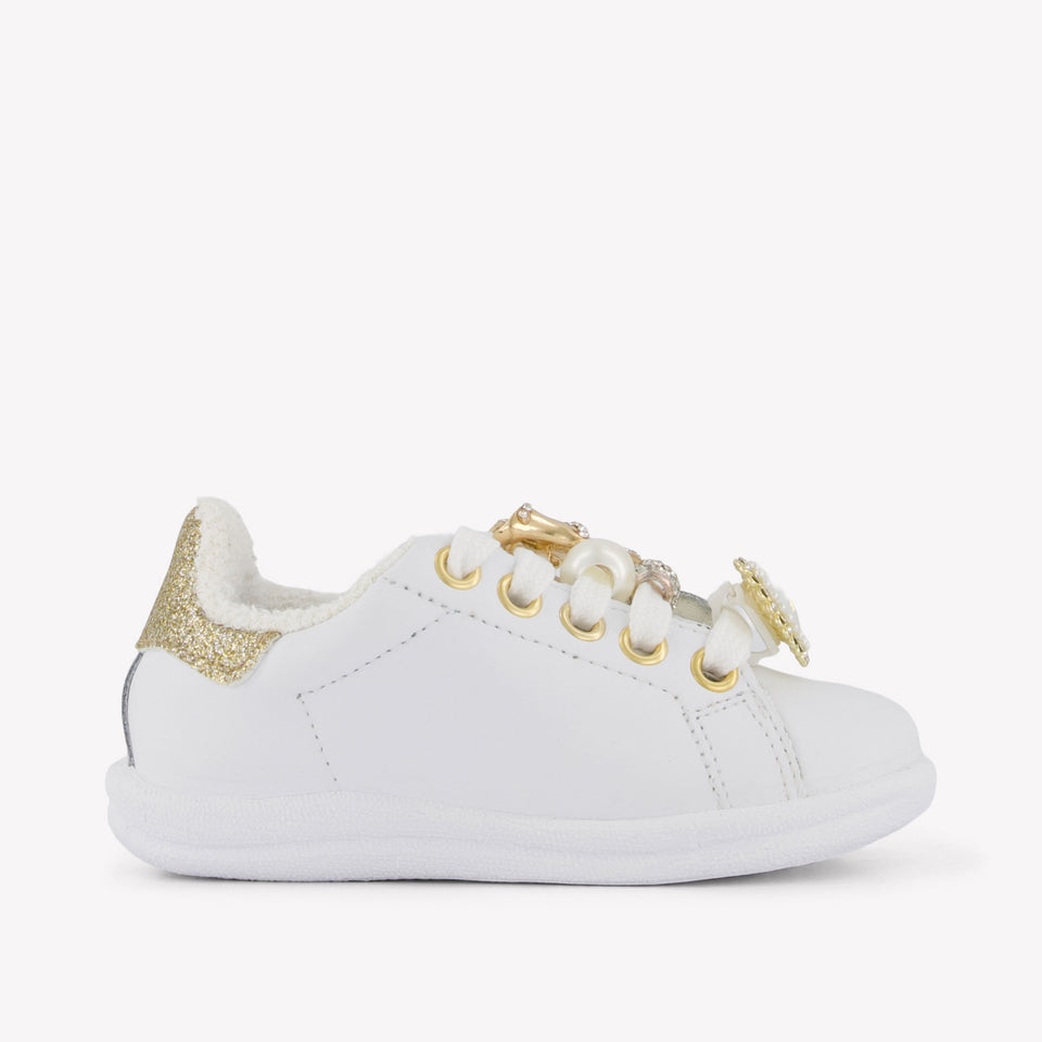 MonnaLisa Meisjes Sneakers in Wit