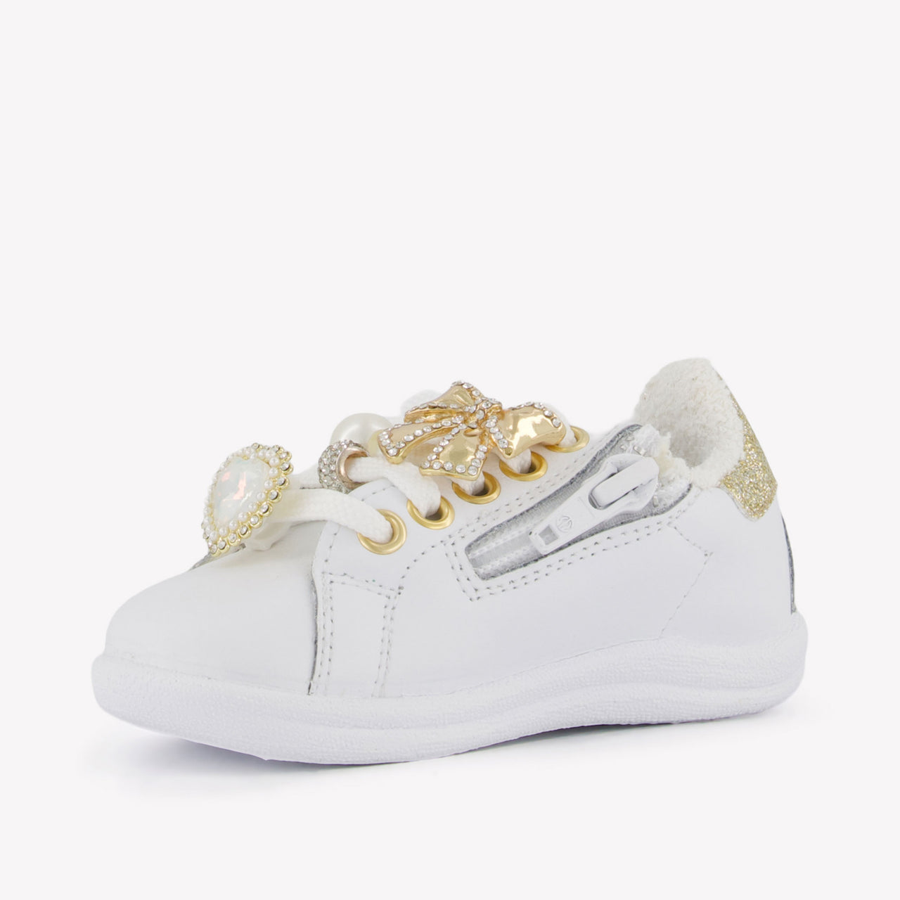 MonnaLisa Filles Baskets Blanc