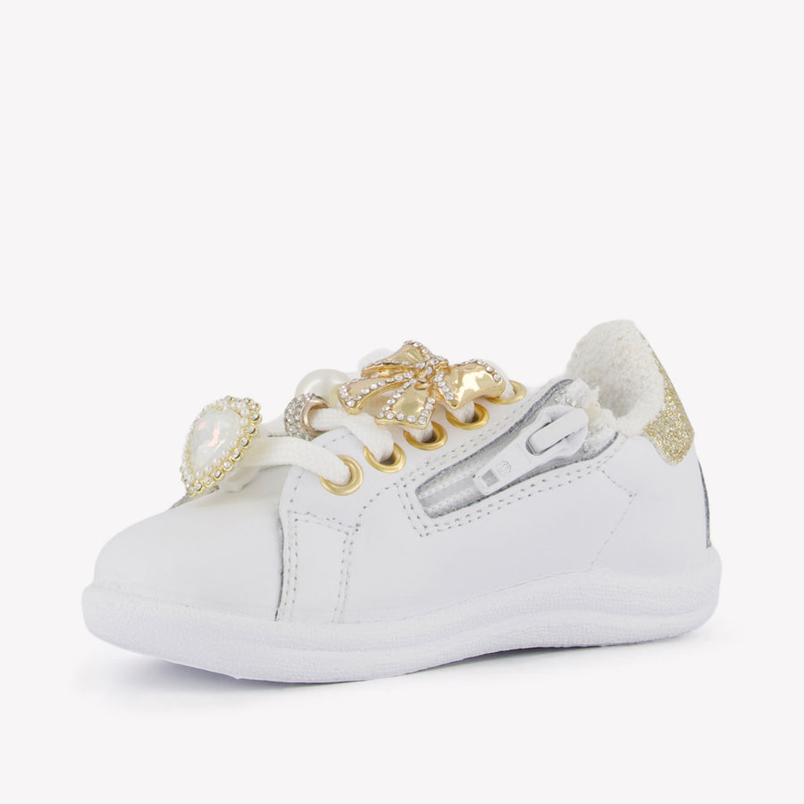 MonnaLisa Filles Baskets Blanc