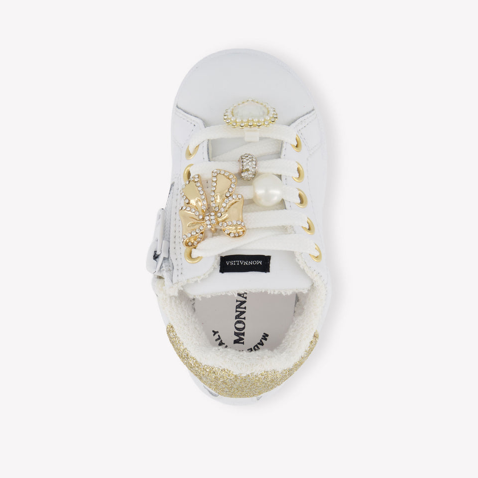 MonnaLisa Meisjes Sneakers in Wit