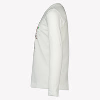MonnaLisa Kinder Meisjes T-Shirt in Off White
