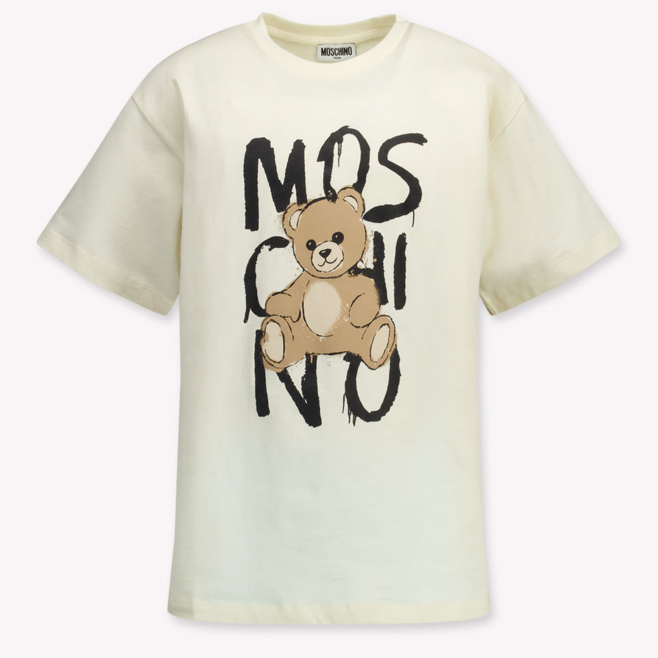 Moschino Kids Unisex T-Shirt  Offwhite