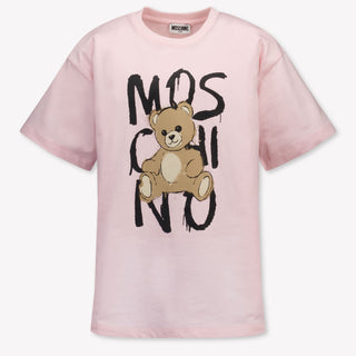 Moschino Ragazzo Unisex Maglietta dentro Rosa Chiaro