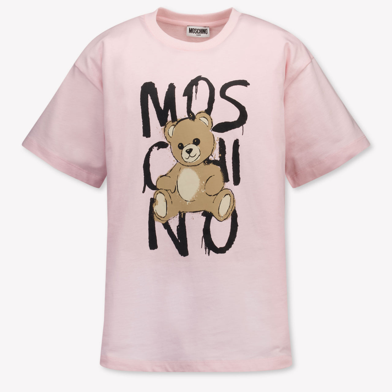 Moschino Kinder Unisex T-Shirt Hellrosa