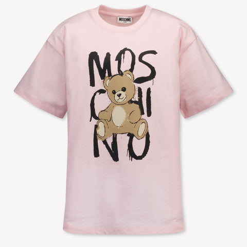 Moschino Enfant Unisexe T-shirt Rose Léger