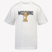Moschino Kids Unisex T-Shirt  Offwhite