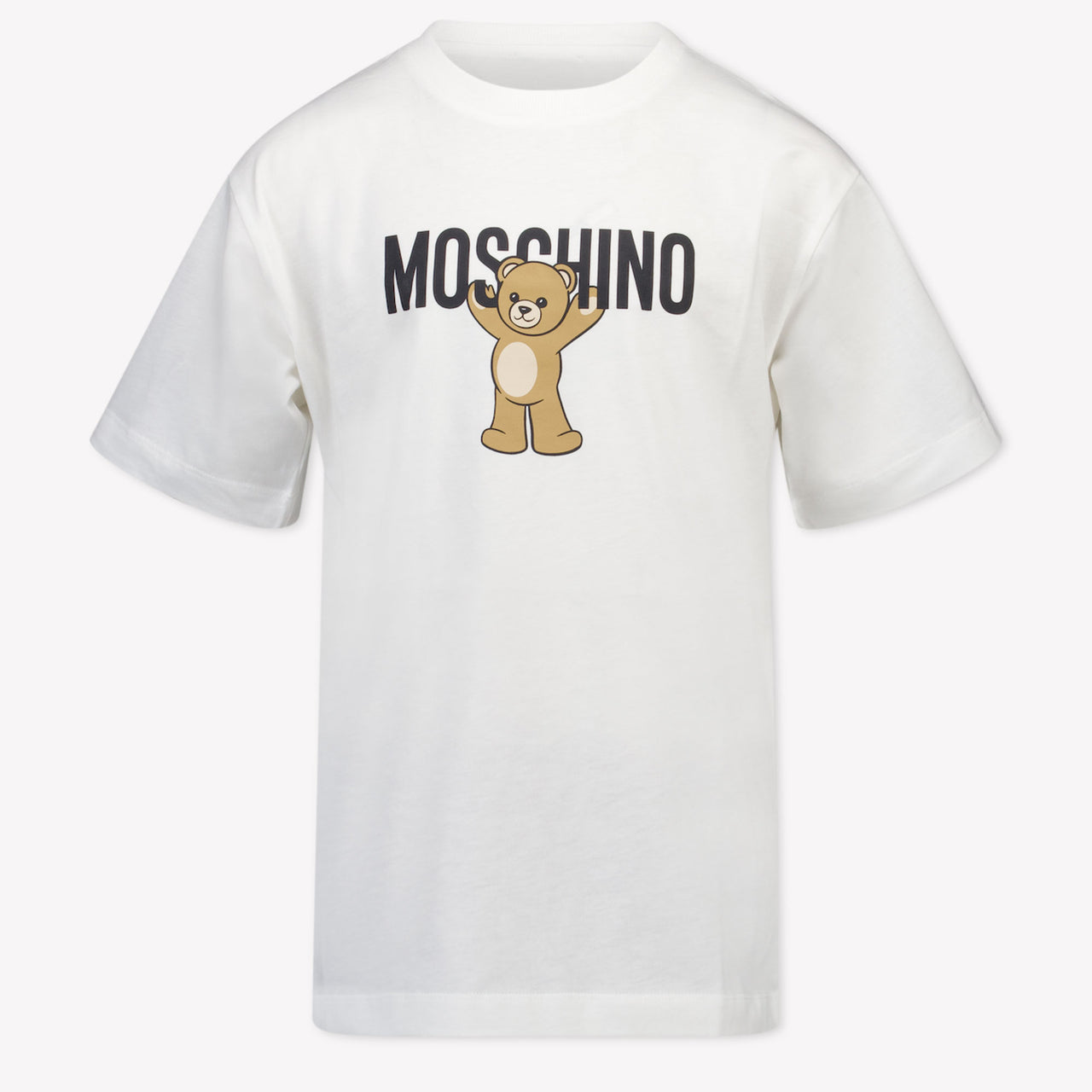 Moschino Kinder Unisex T-Shirt Grauweiß