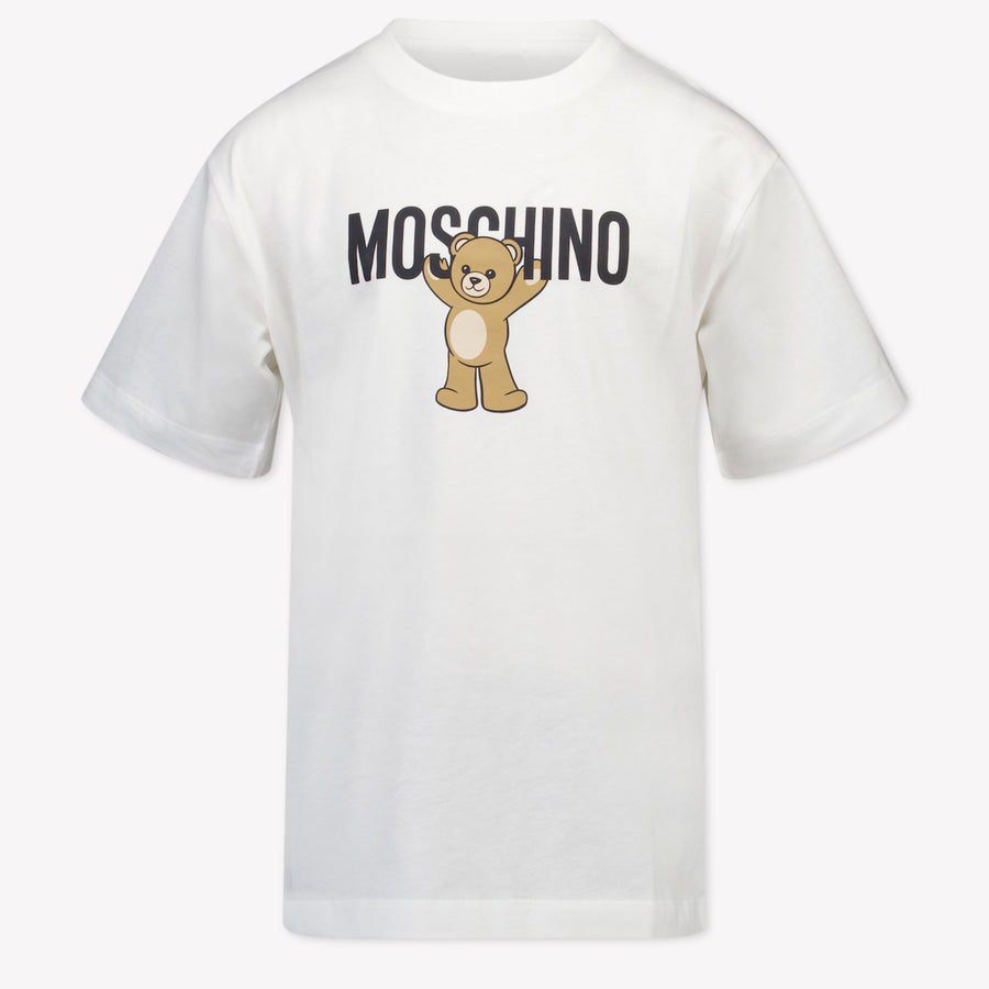 Moschino Kinder Unisex T-Shirt Grauweiß