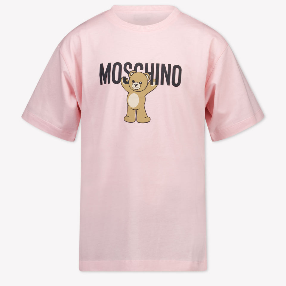 Moschino Enfant Unisexe T-shirt Rose Léger