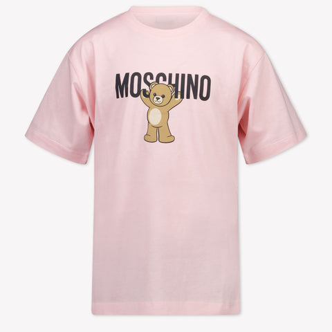 Moschino Enfant Unisexe T-shirt Rose Léger