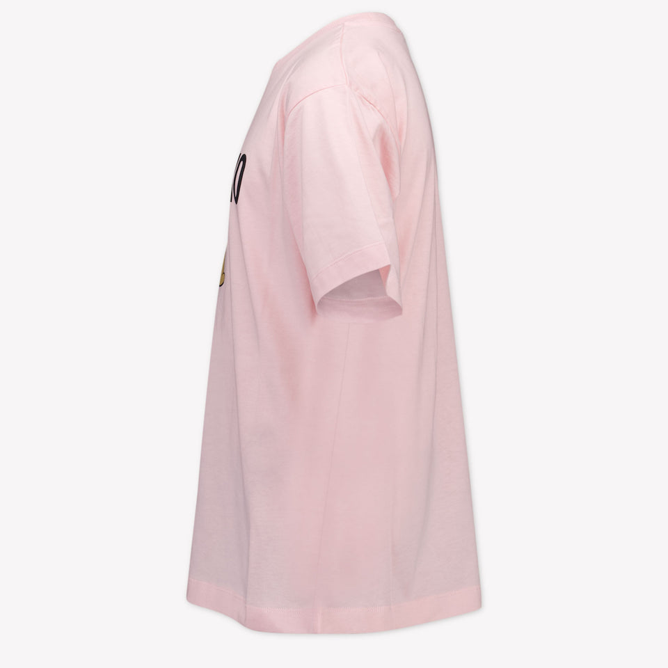 Moschino Enfant Unisexe T-shirt Rose Léger