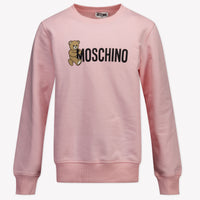 Moschino Enfant Filles Pull Rose Léger