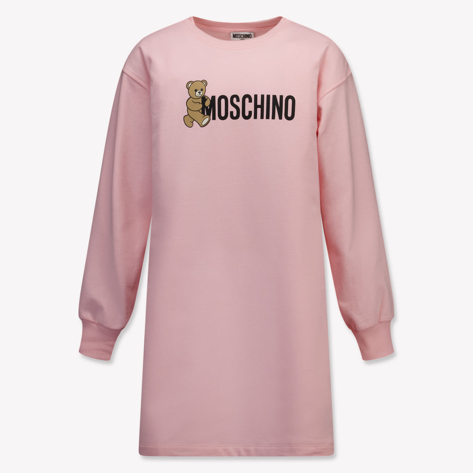 Moschino Kids Girls Dress Light Pink