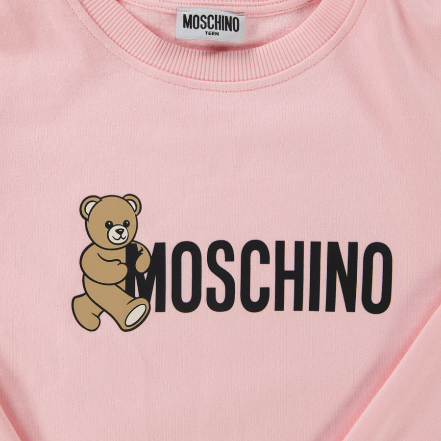 Moschino Enfant Filles Robe Rose Léger