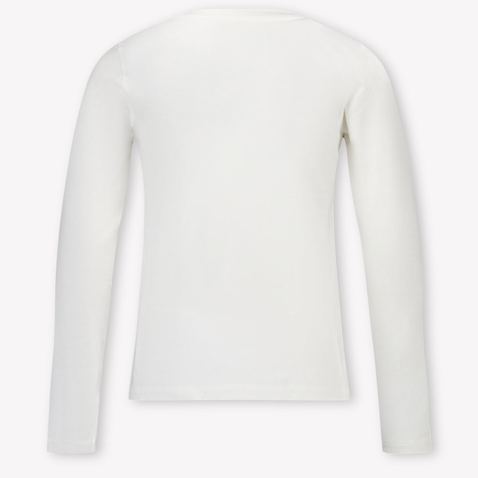 Moschino Niño Chicas Camiseta en Blanco Roto