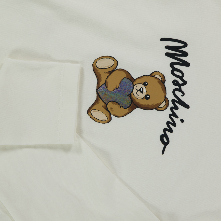 Moschino Ragazzo Ragazze Maglietta dentro Off White