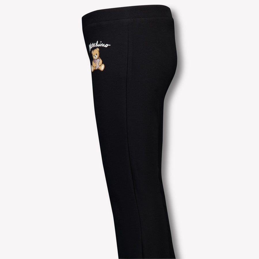 Moschino Kinder Meisjes Broek In Zwart
