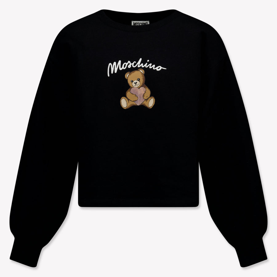 Moschino Enfant Filles Pull Noir