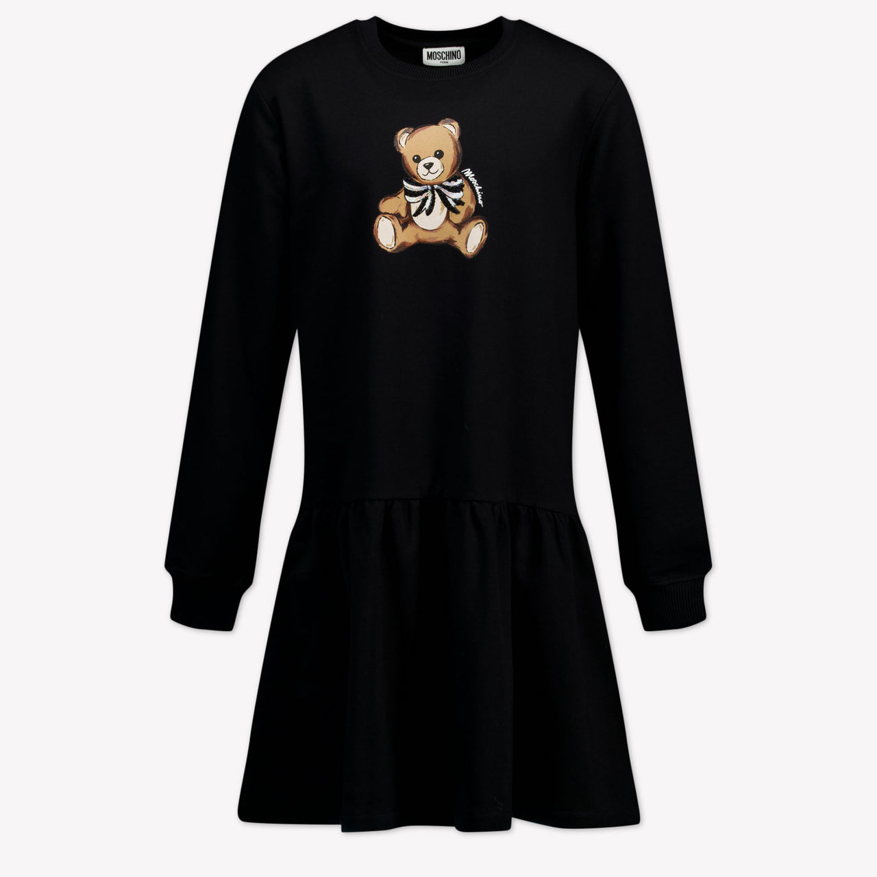 Moschino Kinder Meisjes Jurk In Zwart