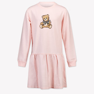 Moschino Ragazzo Ragazze Vestito Rosa Chiaro