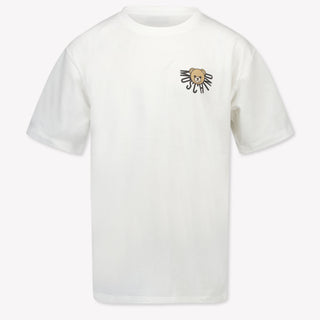 Moschino Kinder Unisex T-Shirt Grauweiß
