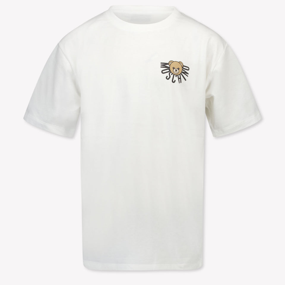 Moschino Kinder Unisex T-Shirt Grauweiß